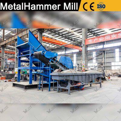 Scrap Metal Recycling Equipment Copper Steel Crusher Double Shaft Shredder Metal
