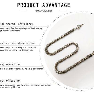 High-Performance Customizable Finned Tubular Heater for Loadbank photo-4