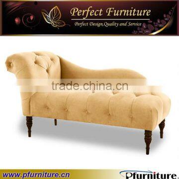 bottom living room lounge chaise fabric sofa bed Upholstered lounge PFS5848