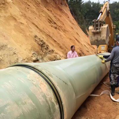 Chinese GRP Pipeline (glass Fiber Reinforced Plastic Pipeline) is Corrosion-resistant, With Complete Specifications of DN300-DN3000mm photo-2