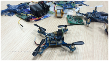 AI Power System PCB+PCBA,AI Drone Motherboard PCBA photo-2