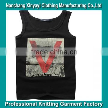 2014 free clothes /loose and comfortable tank top for men clothes from garment factory