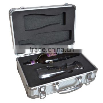 High Grade Carrying Hard Wine Case with Custom Cut Foam