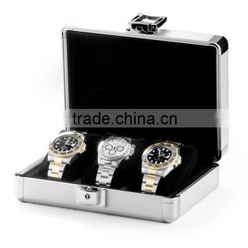 Aluminum 3 Watches Display Case