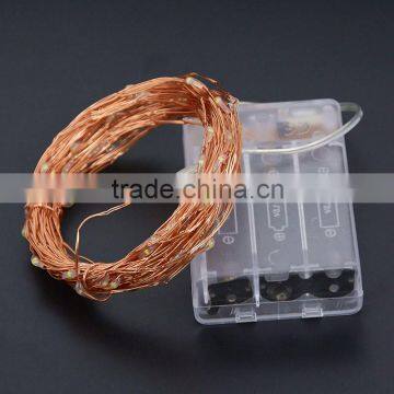 4.5V 3*A Battery Powered Micro Led Copper Wire Led String Lights photo-3