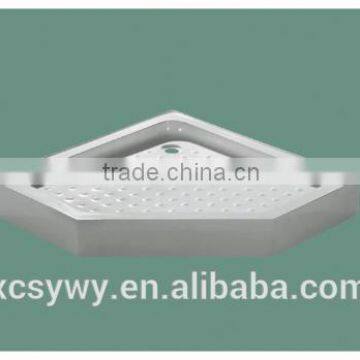 plastic shower tray with support