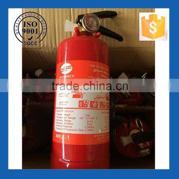 light extinguisher 1kg DCP fire equipment with ISO approved