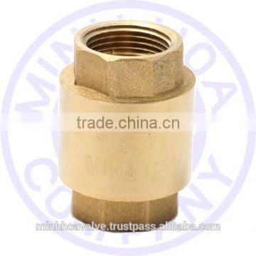 CW617N BRASS SPRING CHECK VALVE GOOD QUALITY AND PRICE DN15