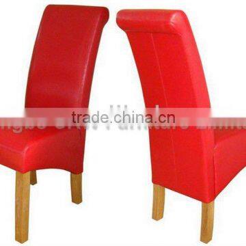 RCH-4065-1 Oak Furniture Red Executive High Back Leather Chair