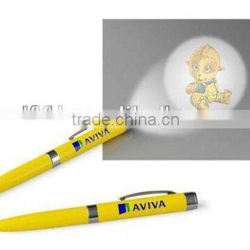 metal led pen , led projector pen light , promotional led light up pen , advertising led ballpen