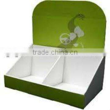 cardboar counter top display/cosmetic counter display/counter display