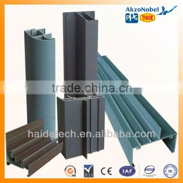 Haida brand electrophoresis aluminium extrusion for doors and windows