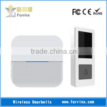 FORRINX Wireless Door Chime No Need Battery for the Receiver and Transmitter 52 Songs 300m Range LED Indicator