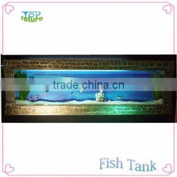 Chinese Manufacturers Selling Pseudo-Classic Style Wall Hanging Aquarium Wall Mounted Fish Tank