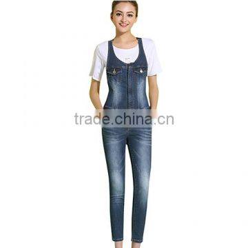 Women Denim Piece Pants, Girls Fashion Apparel, Stock Clothing