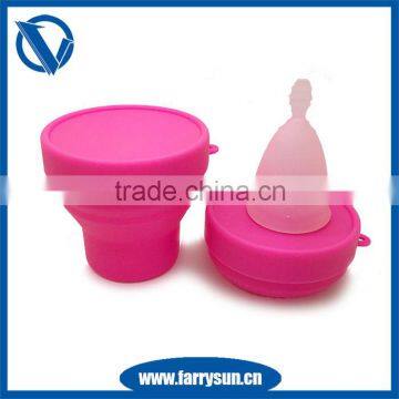 Silicon lady cup menstruation cup