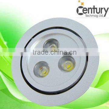 3*1W cabinet LED ceiling fan with light