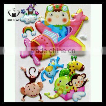 cheap for kids 3d custom puffy stickers