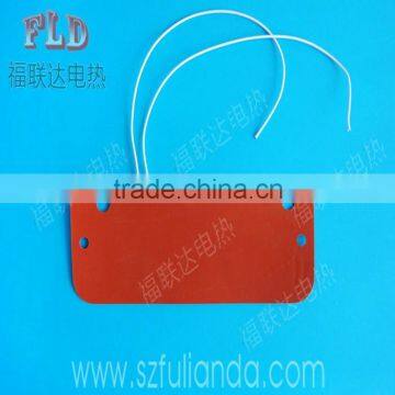 Cusotmize 12V heater sheet silicon rubber heating pad