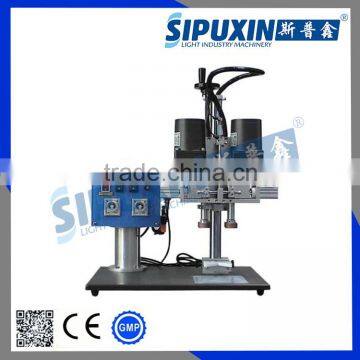 Sipuxin high quality semi automatic screw capping machine for plastic bottle