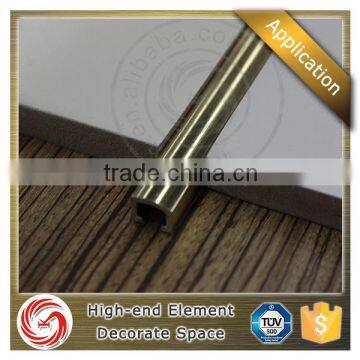 Modern and fashion chrome aluminum listello tile trim