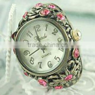 Hot sale antique women finger ring watch