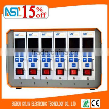 6 zone hot runner temperature controller cabinet for solenoid valve hot runner