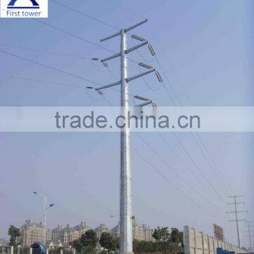 Types of poles used in transmission line