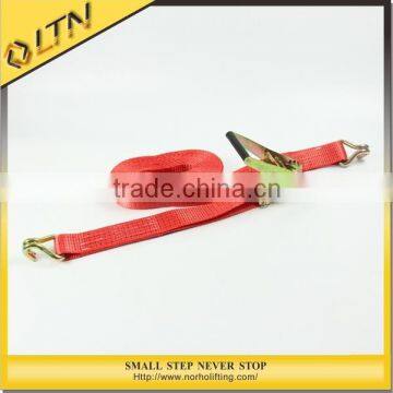 High Quality Polyester Ratchet Strap Tie Down&Double J hook