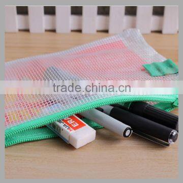 Printed Office supplies promotion a4 plastic zip folder