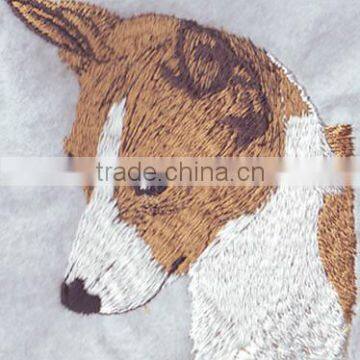 2016 Cartoon Animal Dog Custom Iron on Applique Cross, Iron on Embroidered Hockey Patches photo-4