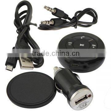 Wireless AUX Bluetooth Music Receiver Hands-free Car Kit Adapter photo-2