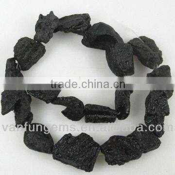 Natural Loose Gemstone Nugget Tekite Nugget Beads for Jewelry and Decoration photo-4