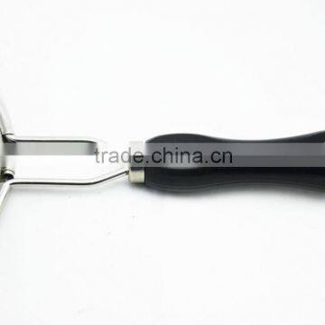 Stainless Steel Mesh Strainer With Black Plastic Handle