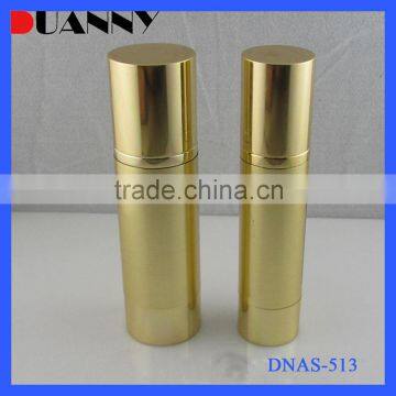 50ml Gold Plastic Airless Bottle Packaging,50ml Gold Airless Bottle