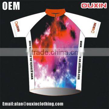 OEM China factory sublimaiton crazy cycling jersey