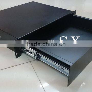 2U flight case iron drawer