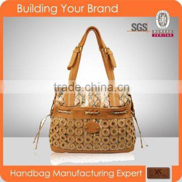 1660 fashion pu handbag woman snake leather China factory