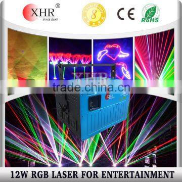 12w/12000mw stage rgb laser light,dj multi laser light show