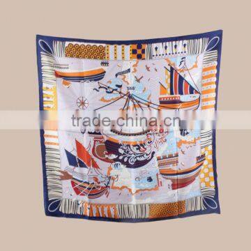 Latest Wholesale New Twill Silk Thin Wholesale Pendant Scarf photo-2