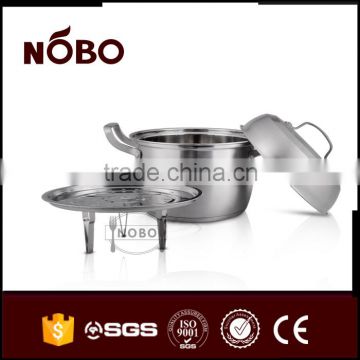 multi usage two layer steamer pot for cooking