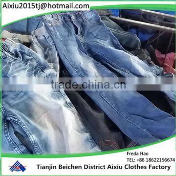 summer used clothing wholesale /second hand clothing men pants in bales