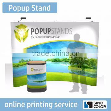 Custom Size High Quality Long Life Printed Type PP Advertising Banner Popup Stand
