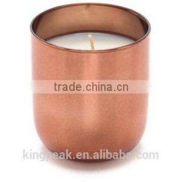 2015 Hot Sale Elegant Copper Candle Jar/Copper Candle containers/christmas candle jars/Candle Holder good for promotion gifts