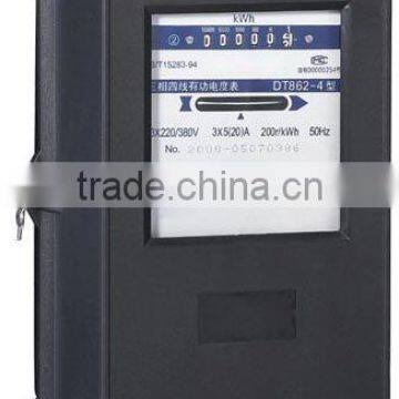 DT862 Three phase active & reactive energy Mechanical Type KWH meter