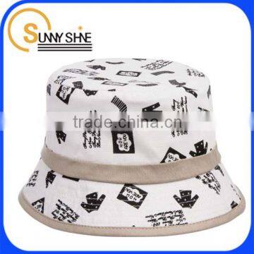 Sunny Shine funny cheap custom kids short brim floral print bucket hat