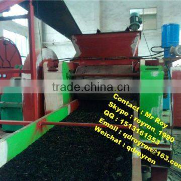 Automatic waste tire recycling line waste tire recycling to rubber powder for truck tire