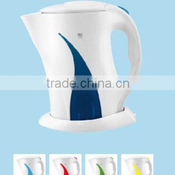 1.7L stainless steel heating PP housing electric kettle