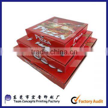 whole size cheap corrugated pizza box