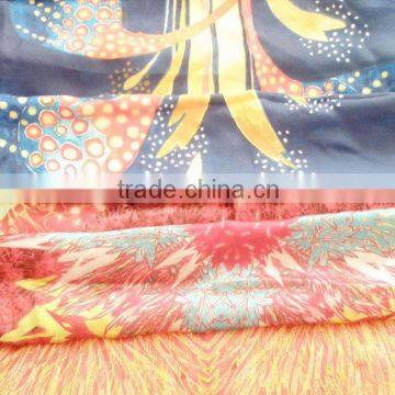 digital printed silk fabric